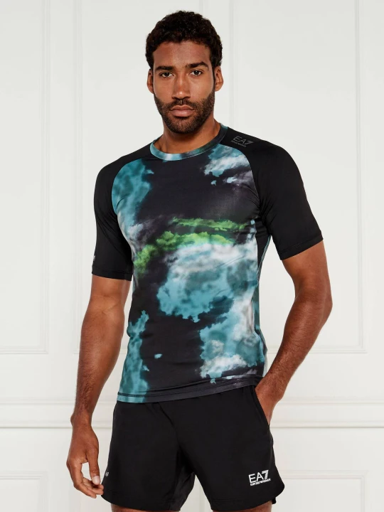 Zdjęcie produktu EA7 T-shirt | Extra slim fit czarny