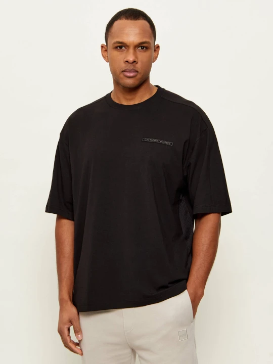 Zdjęcie produktu EA7 T-shirt | Loose fit czarny