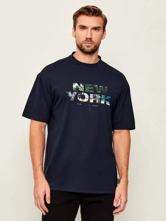 Zdjęcie produktu EA7 T-shirt | Modern fit granatowy