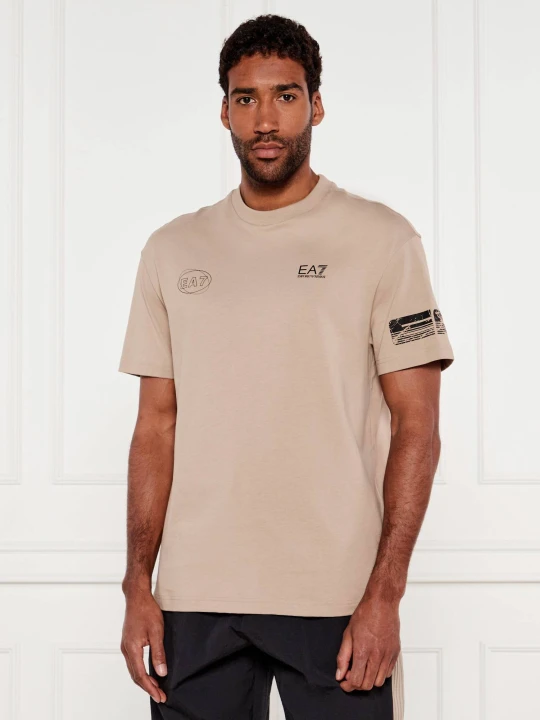 Zdjęcie produktu EA7 T-shirt | Modern fit beżowy