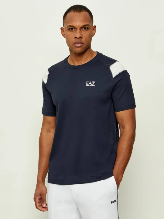 Zdjęcie produktu EA7 T-shirt | Regular Fit granatowy