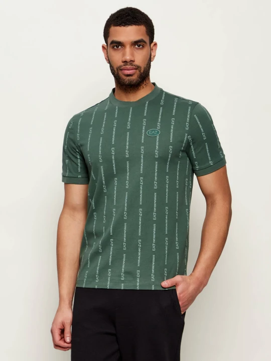 Zdjęcie produktu EA7 T-shirt | Regular Fit zielony