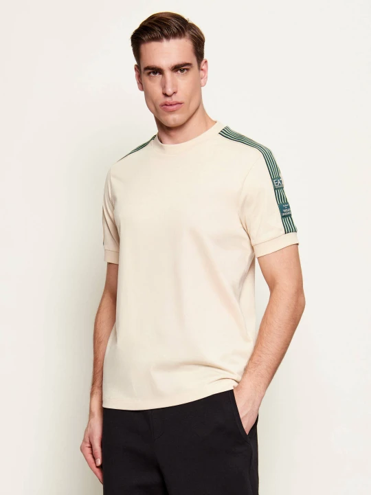 Zdjęcie produktu EA7 T-shirt | Regular Fit beżowy
