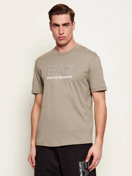 Zdjęcie produktu EA7 T-shirt | Regular Fit beżowy