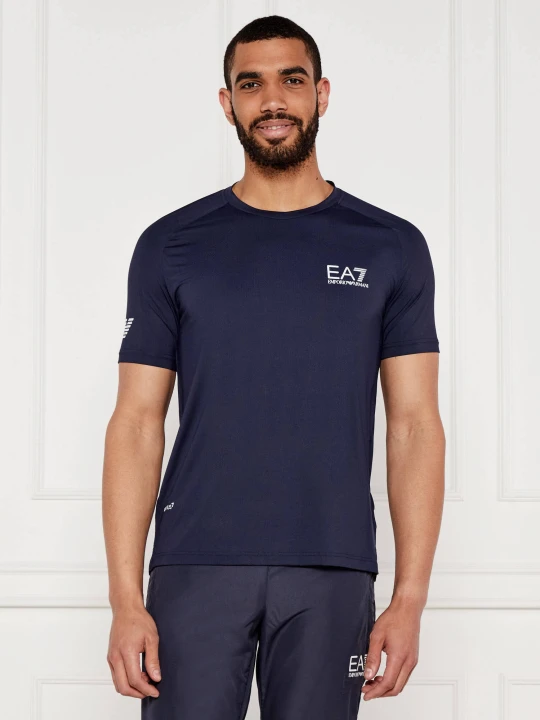 Zdjęcie produktu EA7 T-shirt | Regular Fit granatowy