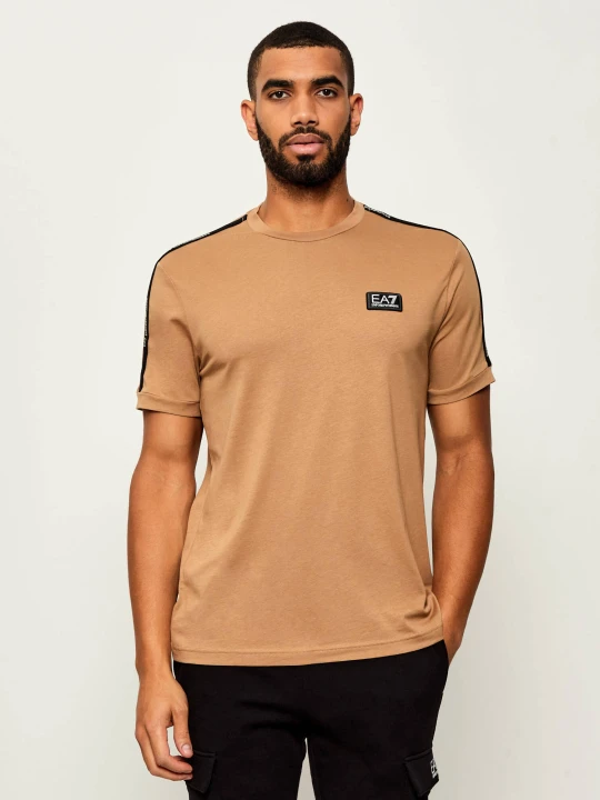 Zdjęcie produktu EA7 T-shirt | Regular Fit beżowy