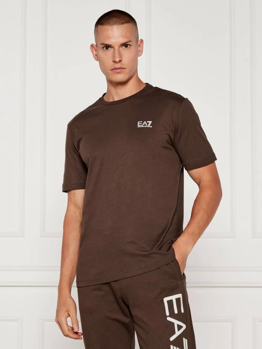 Zdjęcie produktu EA7 T-shirt | Regular Fit brązowy