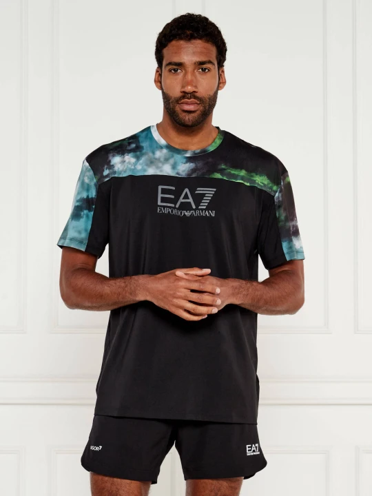 Zdjęcie produktu EA7 T-shirt | Regular Fit czarny