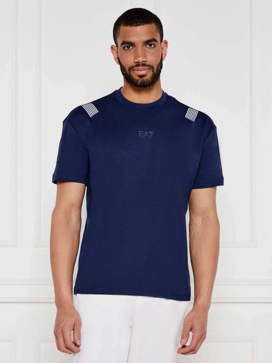 Zdjęcie produktu EA7 T-shirt | Regular Fit granatowy