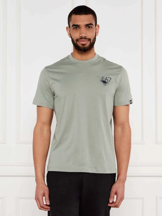 Zdjęcie produktu EA7 T-shirt | Regular Fit zielony