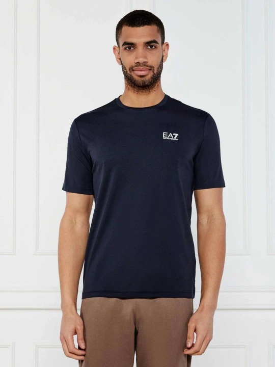 Zdjęcie produktu EA7 T-shirt | Regular Fit granatowy