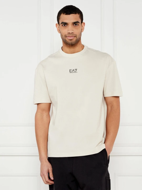 Zdjęcie produktu EA7 T-shirt | Regular Fit beżowy