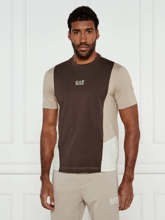 Zdjęcie produktu EA7 T-shirt | Regular Fit brązowy