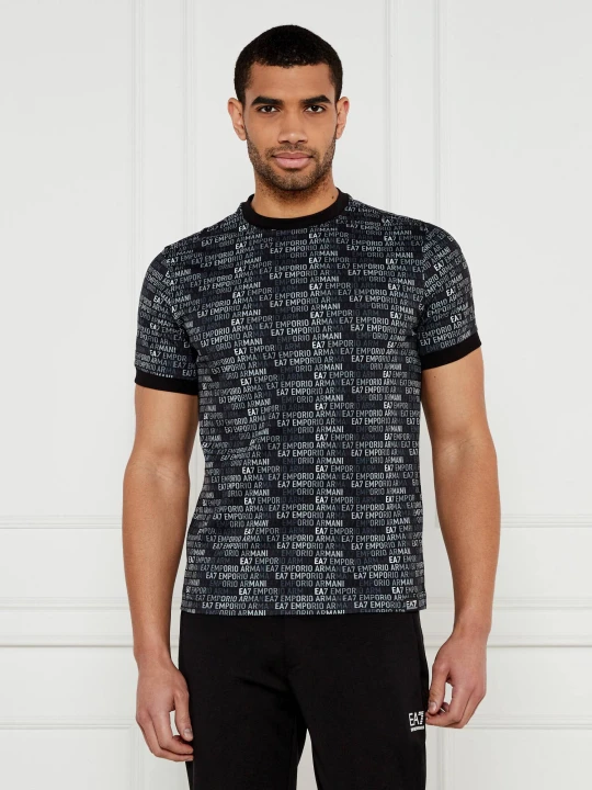 Zdjęcie produktu EA7 T-shirt | Regular Fit czarny