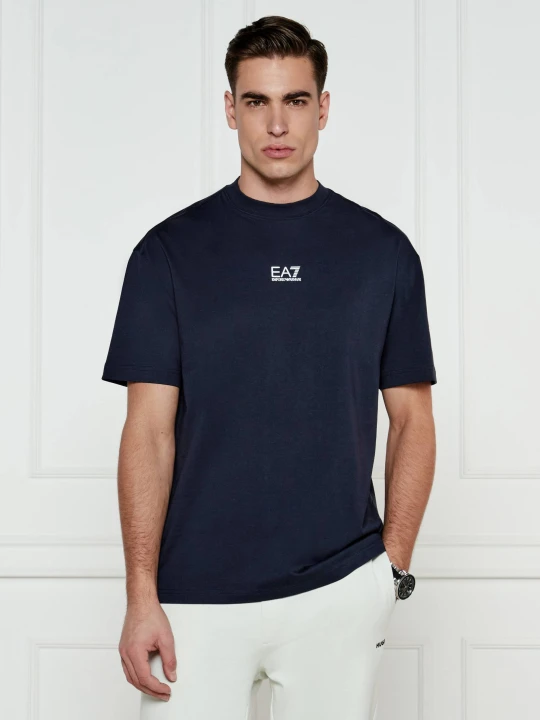 Zdjęcie produktu EA7 T-shirt | Regular Fit granatowy