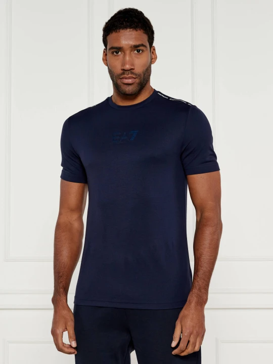 Zdjęcie produktu EA7 T-shirt | Regular Fit granatowy