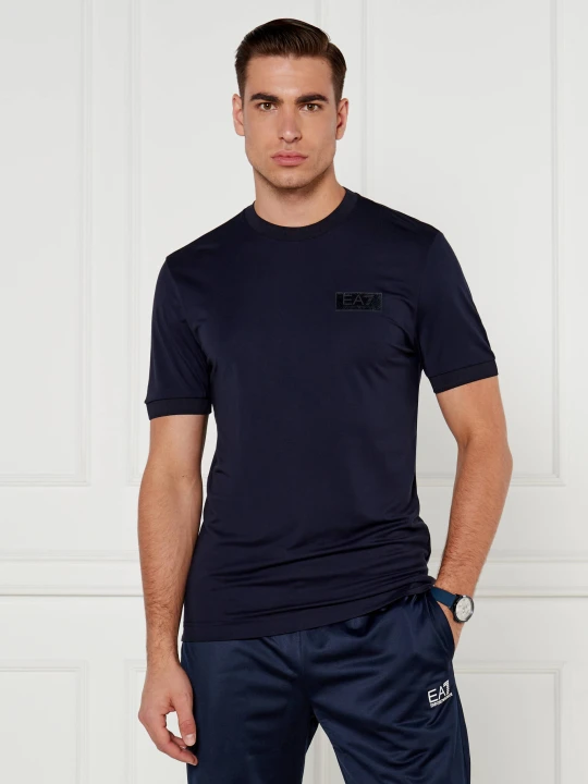 Zdjęcie produktu EA7 T-shirt | Regular Fit granatowy
