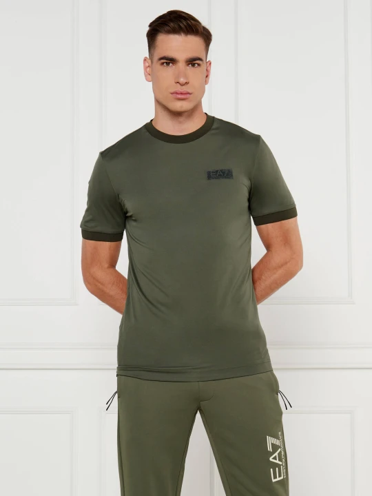 Zdjęcie produktu EA7 T-shirt | Regular Fit oliwkowy