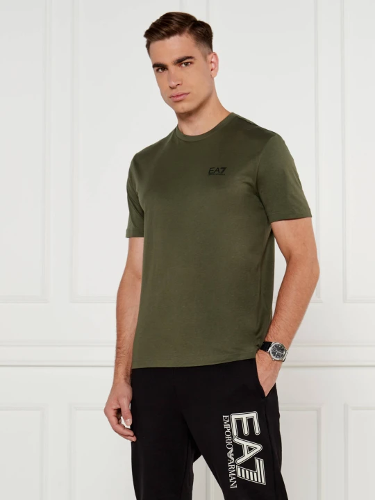 Zdjęcie produktu EA7 T-shirt | Regular Fit oliwkowy