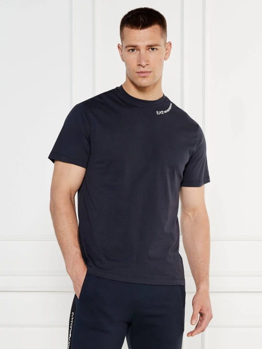 Zdjęcie produktu EA7 T-shirt | Regular Fit granatowy