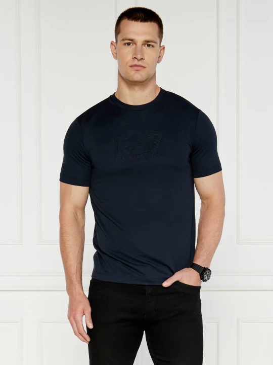 Zdjęcie produktu EA7 T-shirt | Regular Fit granatowy