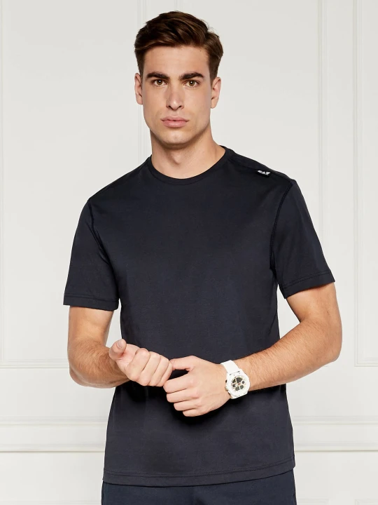 Zdjęcie produktu EA7 T-shirt | Regular Fit granatowy