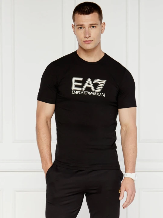 Zdjęcie produktu EA7 T-shirt | Regular Fit czarny