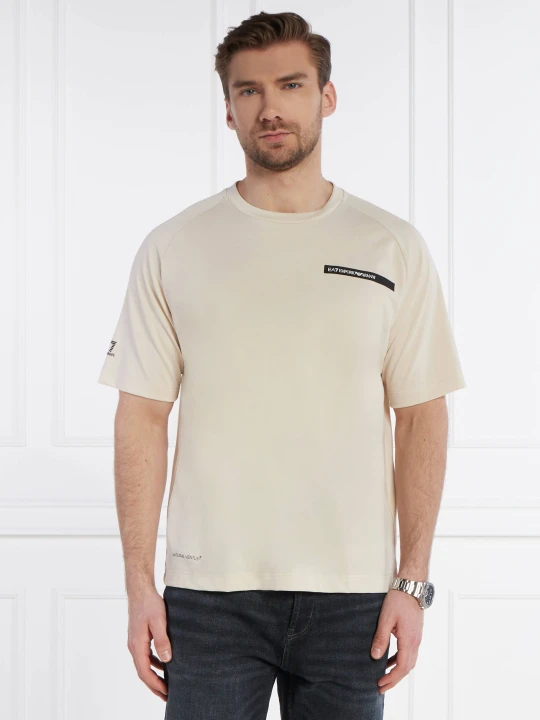 Zdjęcie produktu EA7 T-shirt | Regular Fit beżowy