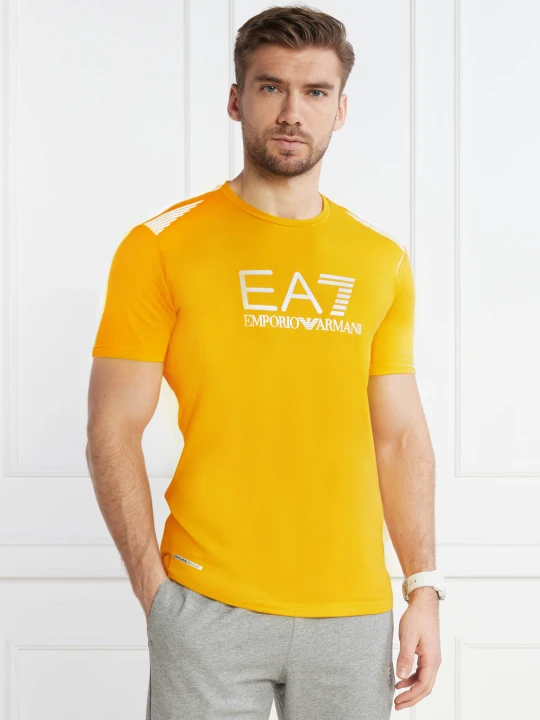 Zdjęcie produktu EA7 T-shirt | Regular Fit żółty