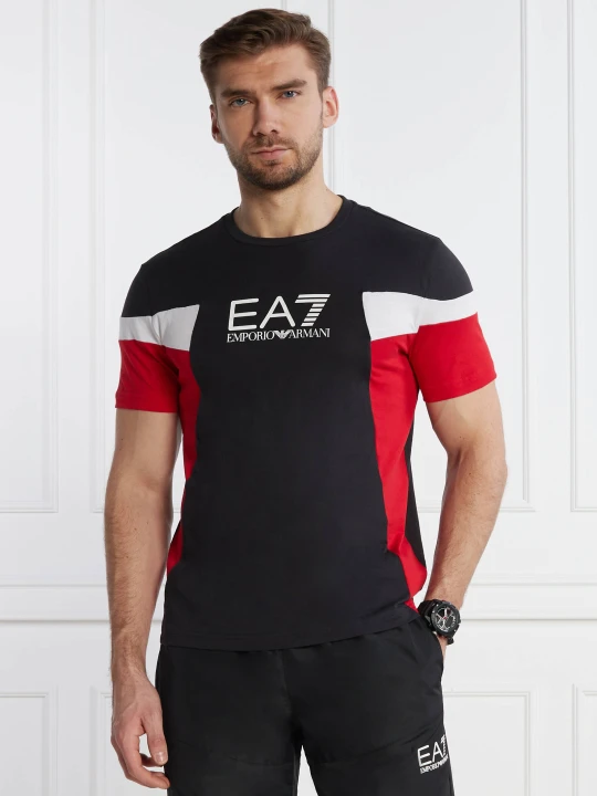 Zdjęcie produktu EA7 T-shirt | Regular Fit czarny