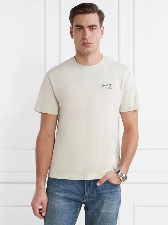 Zdjęcie produktu EA7 T-shirt | Regular Fit beżowy