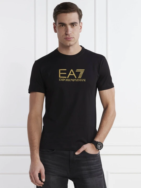 Zdjęcie produktu EA7 T-shirt | Regular Fit czarny
