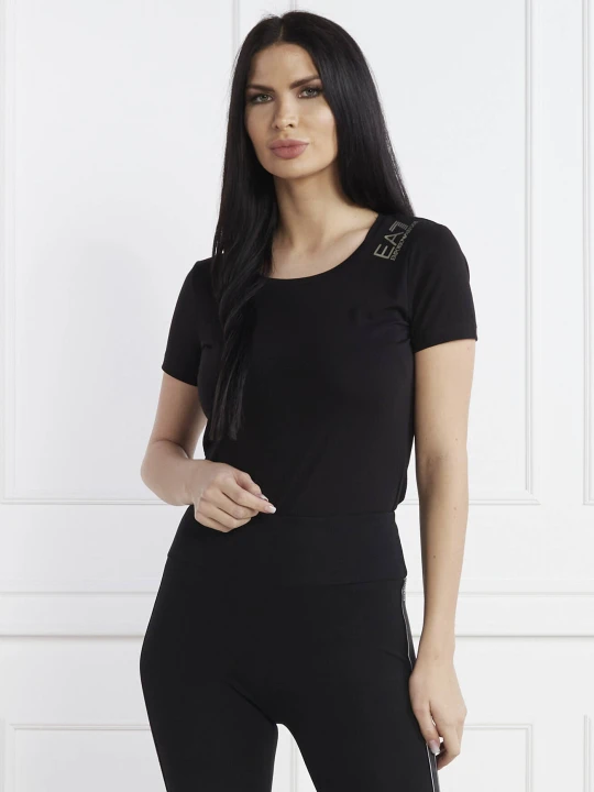 Zdjęcie produktu EA7 T-shirt | Regular Fit czarny