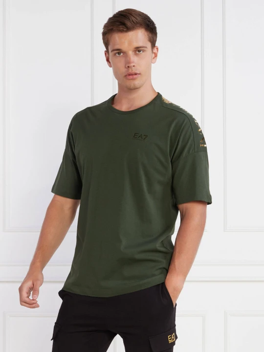 Zdjęcie produktu EA7 T-shirt | Regular Fit zielony