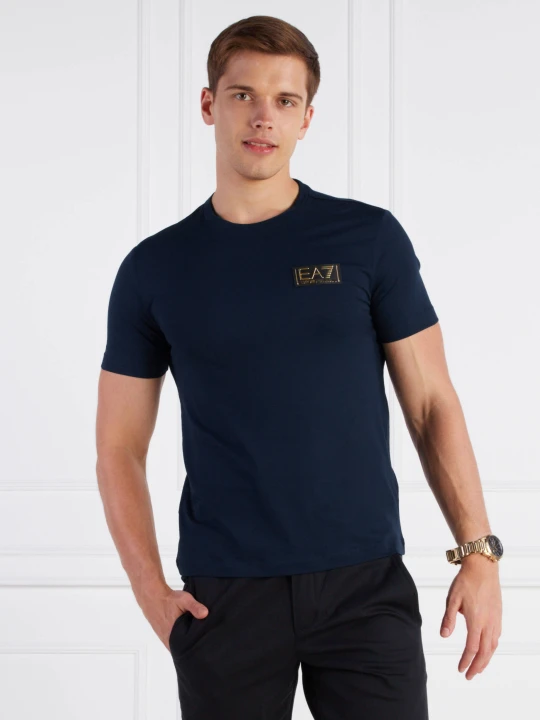 Zdjęcie produktu EA7 T-shirt | Regular Fit granatowy