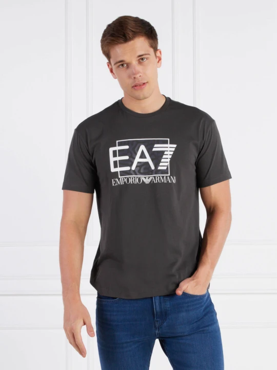 Zdjęcie produktu EA7 T-shirt | Regular Fit grafitowy