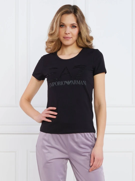 Zdjęcie produktu EA7 T-shirt | Regular Fit czarny