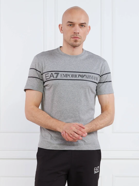 Zdjęcie produktu EA7 T-shirt | Regular Fit szary