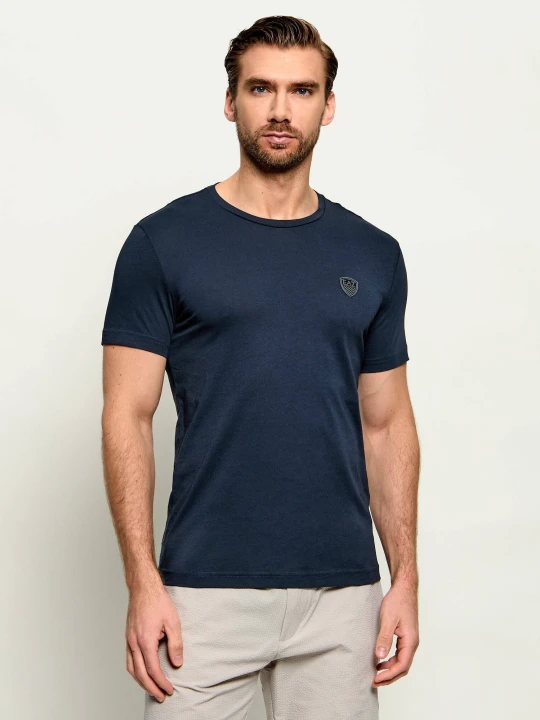Zdjęcie produktu EA7 T-shirt | Regular Fit granatowy