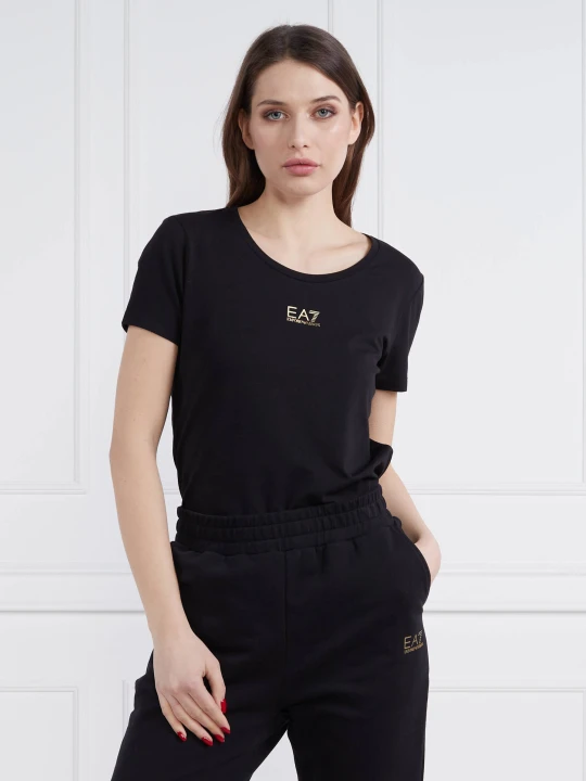 Zdjęcie produktu EA7 T-shirt | Regular Fit czarny