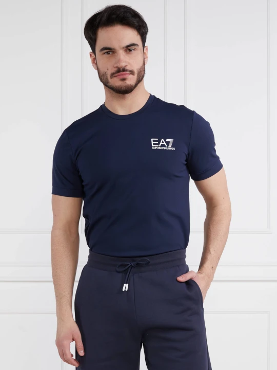 Zdjęcie produktu EA7 T-shirt | Regular Fit granatowy