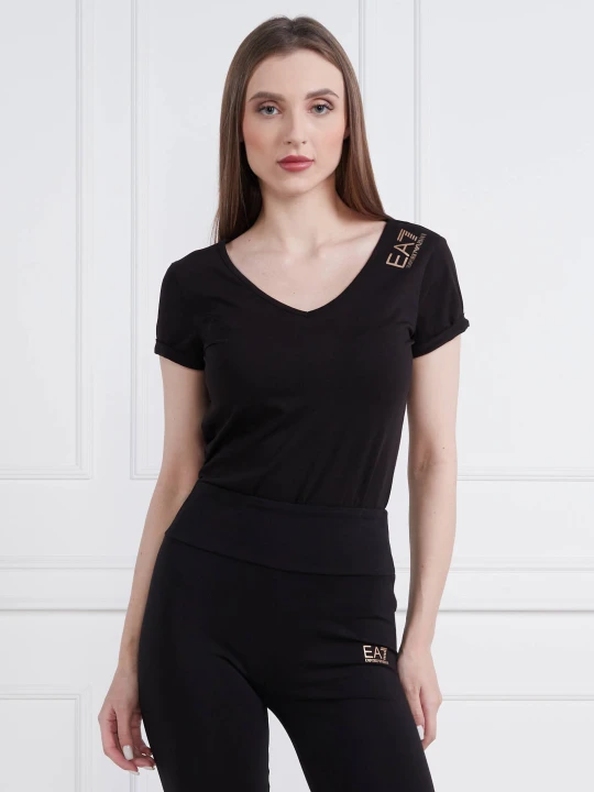 Zdjęcie produktu EA7 T-shirt | Regular Fit czarny