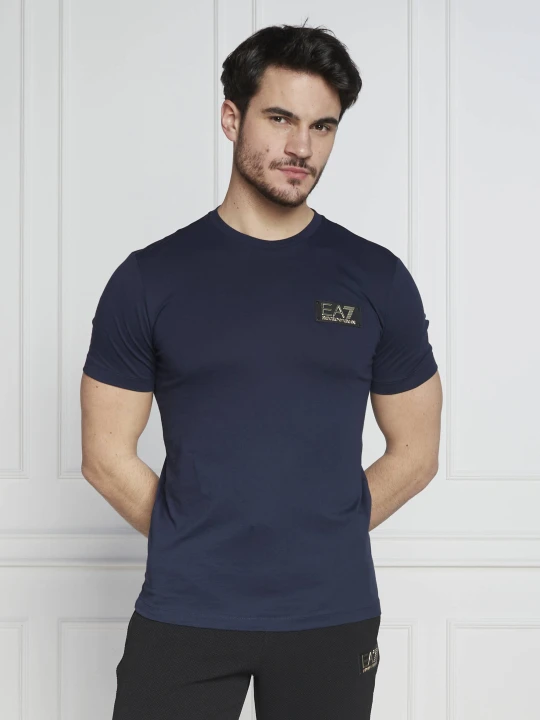 Zdjęcie produktu EA7 T-shirt | Regular Fit granatowy