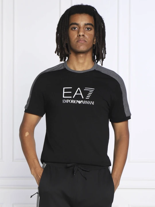 Zdjęcie produktu EA7 T-shirt | Regular Fit czarny