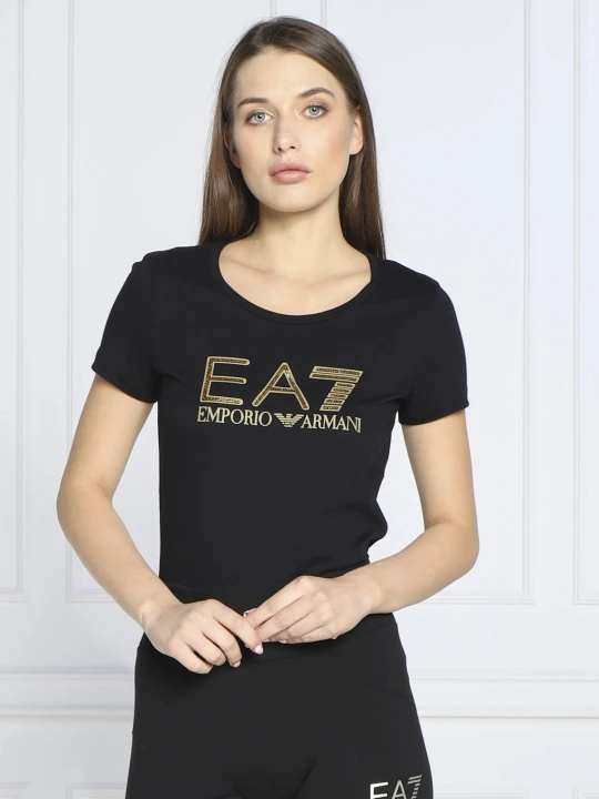Zdjęcie produktu EA7 T-shirt | Regular Fit czarny