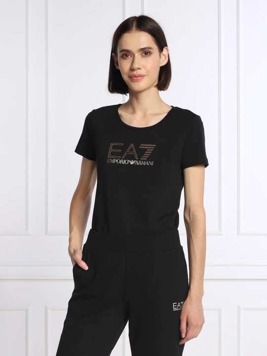 Zdjęcie produktu EA7 T-shirt | Regular Fit czarny