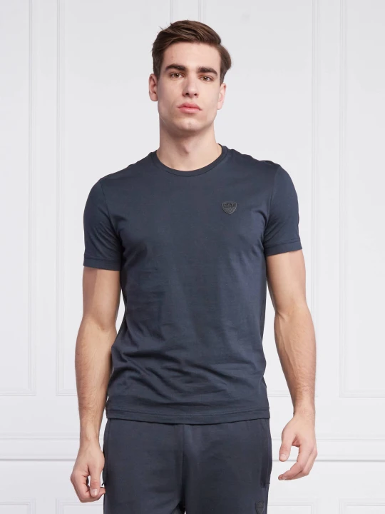 Zdjęcie produktu EA7 T-shirt | Regular Fit granatowy