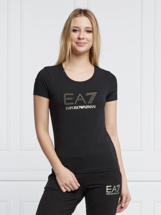 Zdjęcie produktu EA7 T-shirt | Regular Fit czarny