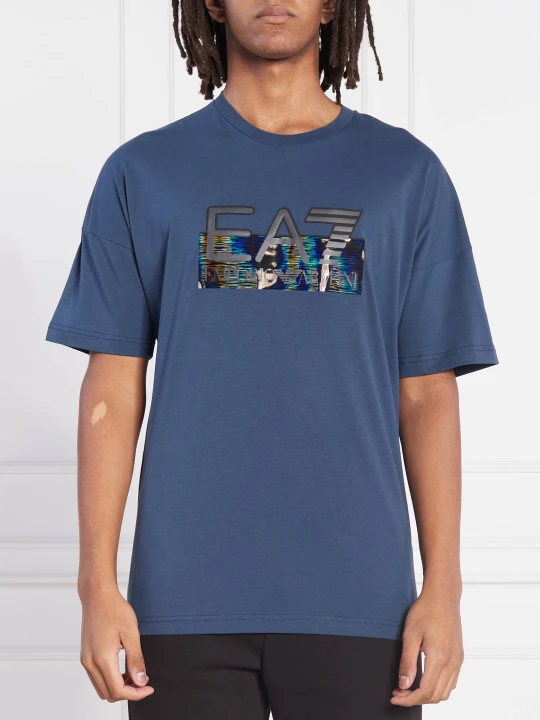 Zdjęcie produktu EA7 T-shirt | Regular Fit morski