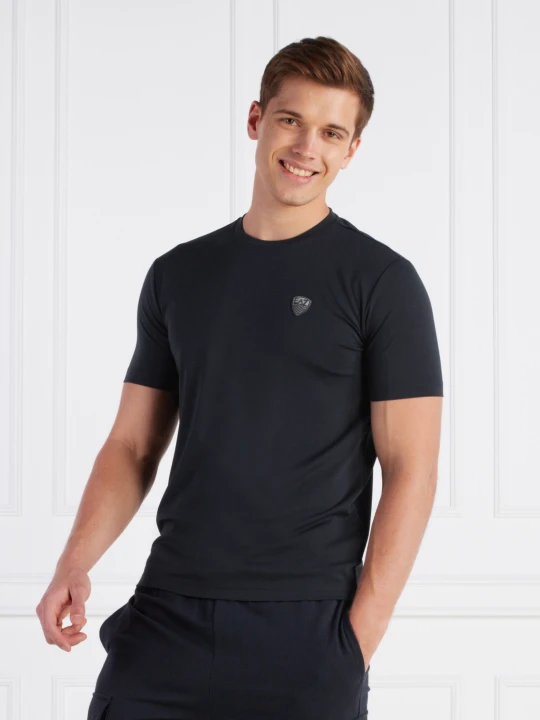 Zdjęcie produktu EA7 T-shirt | Regular Fit granatowy